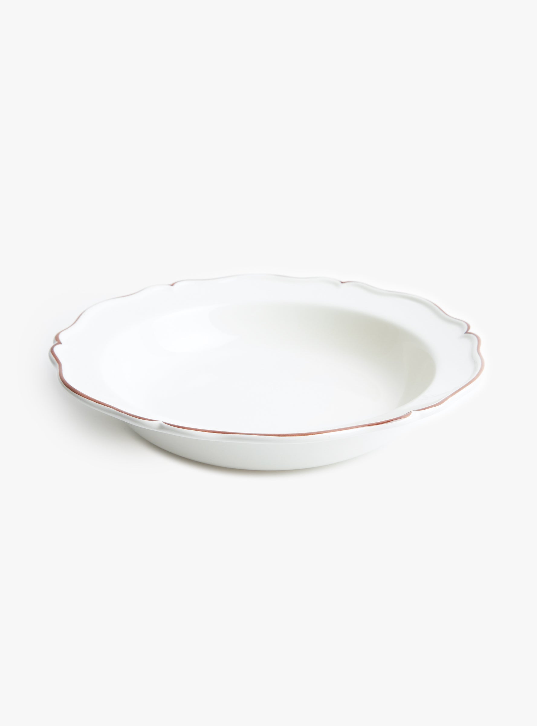 Trattoria Salad Bowl L 32.5 cm White Vicolo (top view) at Couverture & The Garbstore
