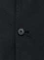 Cotton Nylon Single Breasted Blazer Black SSSTEIN (Button Detail) at Couverture & The Garbstore