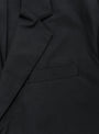 Cotton Nylon Single Breasted Blazer Black SSSTEIN (Pocket Detail) at Couverture & The Garbstore