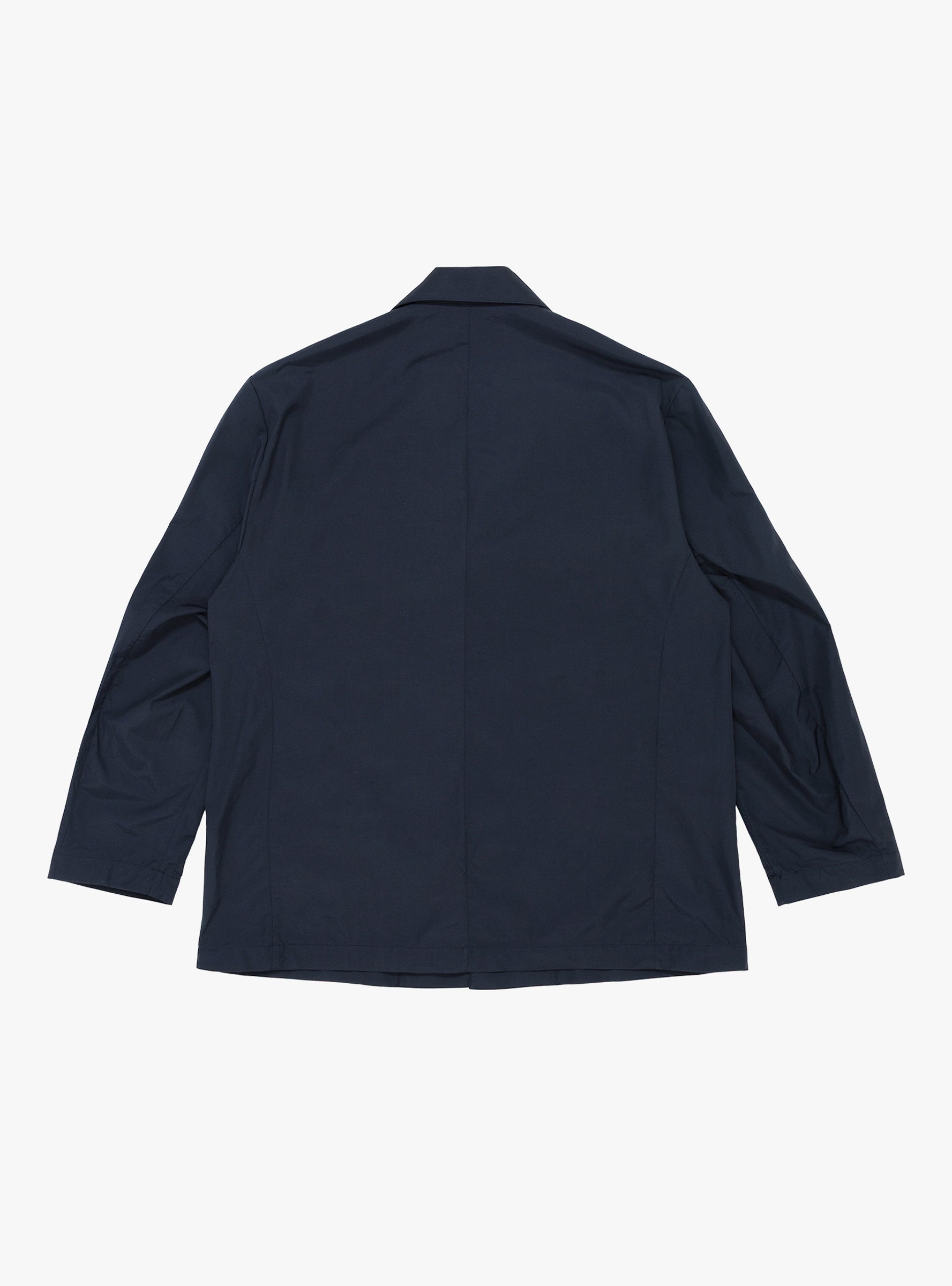 Cotton Nylon Single Breasted Blazer Dark Navy SSSTEIN (Back) at Couverture & The Garbstore