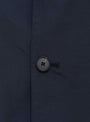Cotton Nylon Single Breasted Blazer Dark Navy SSSTEIN (Button Detail) at Couverture & The Garbstore