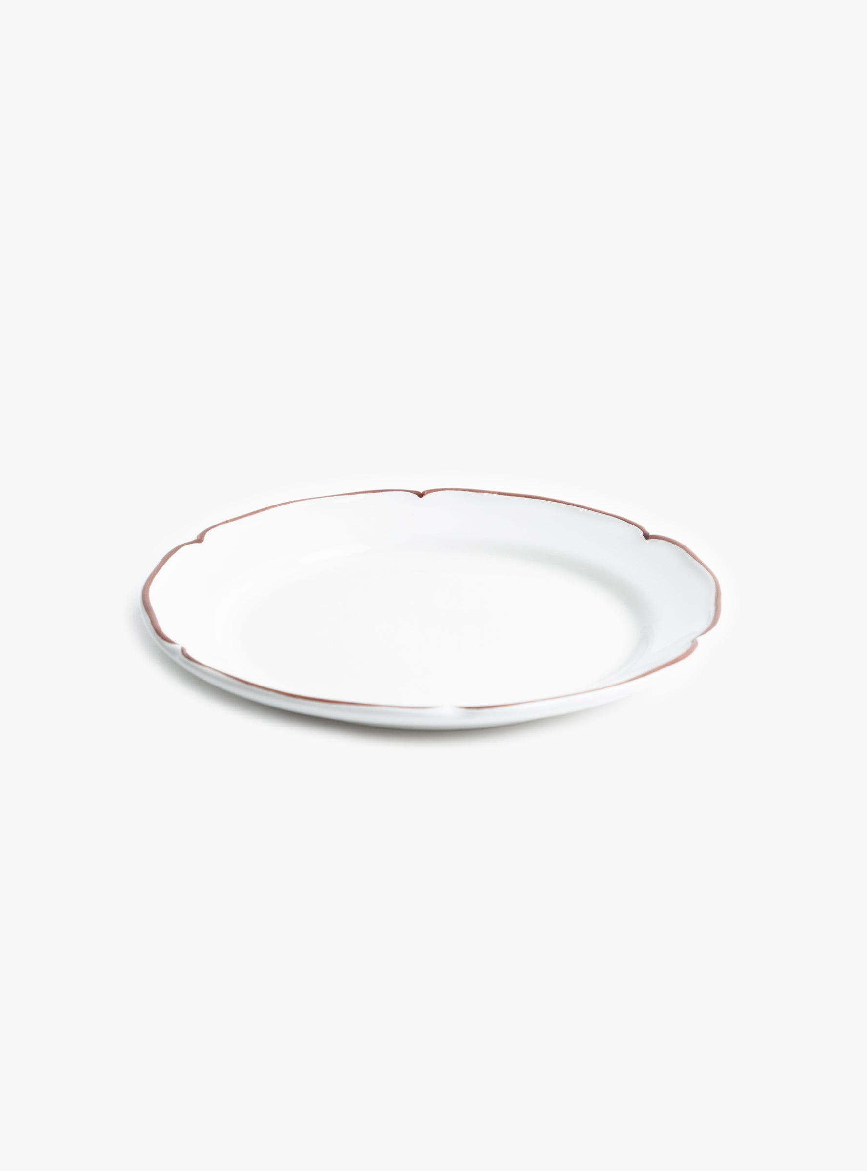 Trattoria Dessert Plate 21cm White Vicolo (front view) at Couverture & The Garbstore