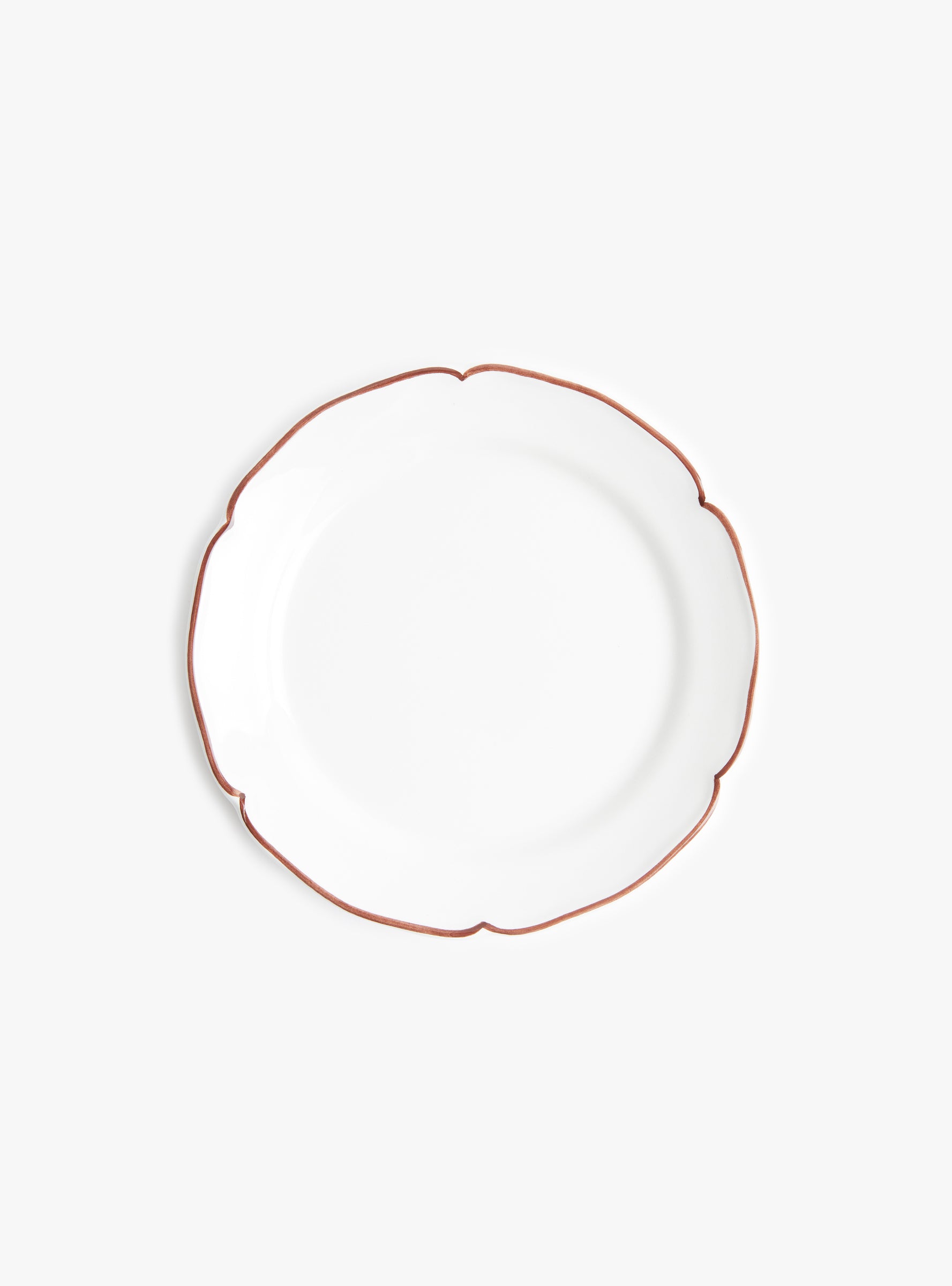 Trattoria Dessert Plate 21cm White Vicolo (top view) at Couverture & The Garbstore