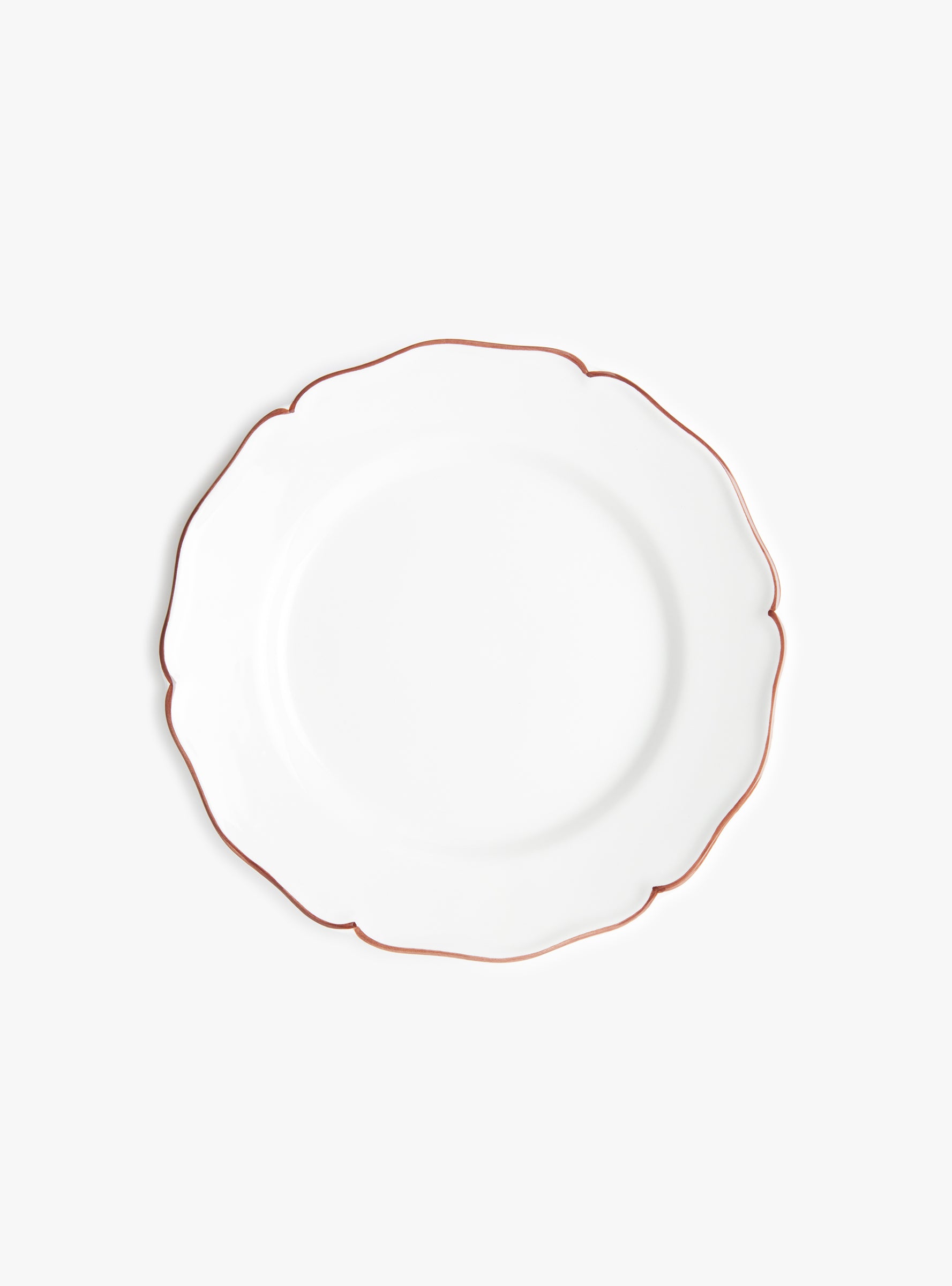 Trattoria Dinner plate 27.5cm White Vicolo (top view) at Couverture & The Garbstore
