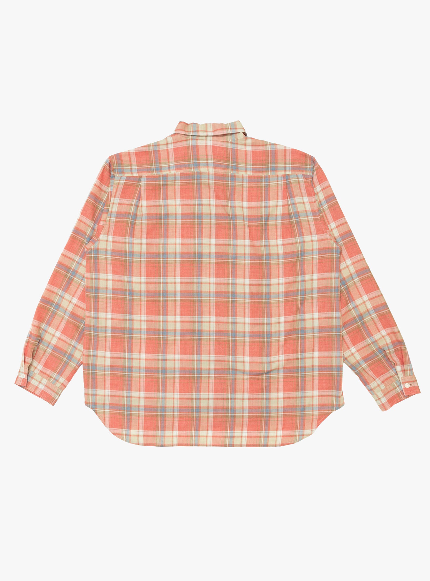 Made in Japan Grande Tab Shirt Red Check TDR (Back) at Couverture & The Garbstore