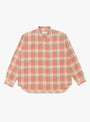 Made in Japan Grande Tab Shirt Red Check TDR (Front View) at Couverture & The Garbstore