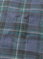 Made in Japan Grande Tab Shirt Blue Check TDR (Pocket Detail) at Couverture & The Garbstore