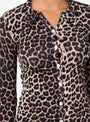 Cosme Shirt Leopard Leopard Baserange (colalr lcose up) at Couverture & The Garbstore