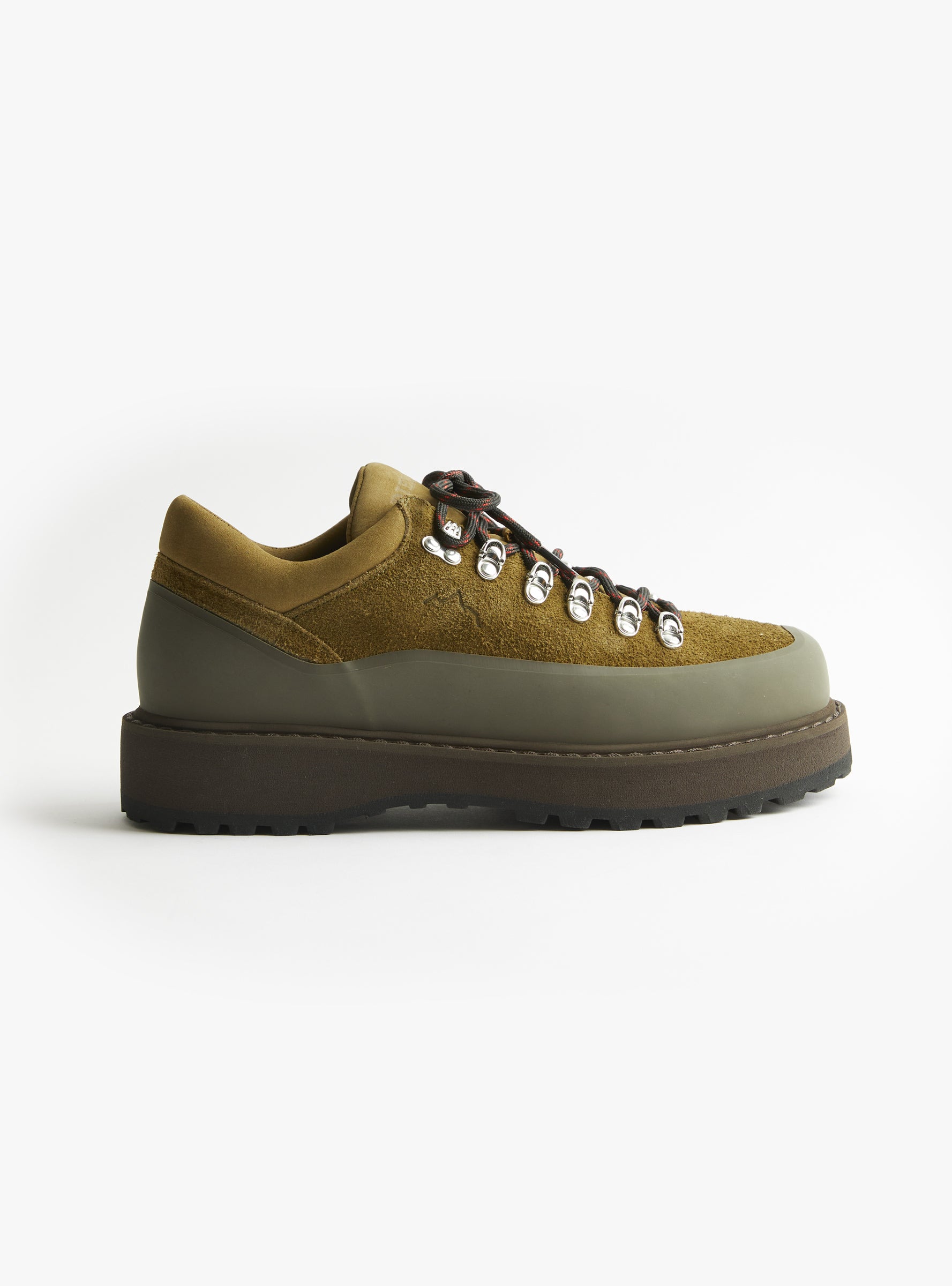 Cornaro Due Gomma Caper Green Suede Caper Green DIEMME (side view) at Couverture & The Garbstore