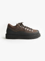 Cornaro Gomma Leather Dark Fallow N Dark Fallow DIEMME (side view) at Couverture & The Garbstore