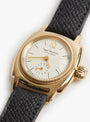 W Coussin 12 Watch Black Calf Leather Strap Black Calf VAGUE (face detail) at Couverture & The Garbstore