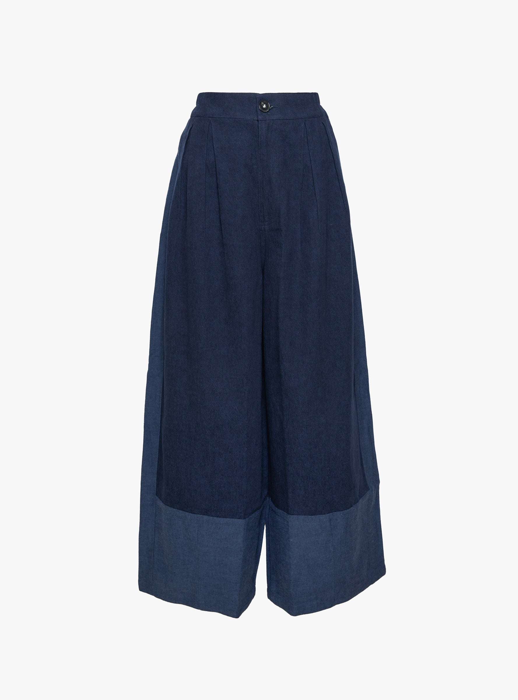 Leila Trousers Indigo Mix Indigo Mix SIDELINE (ghost front) at Couverture & The Garbstore