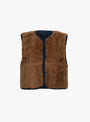 Aida Vest Brown Brown SIDELINE (ghost reversed) at Couverture & The Garbstore