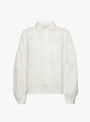 Binni Shirt White White SIDELINE (ghost front) at Couverture & The Garbstore