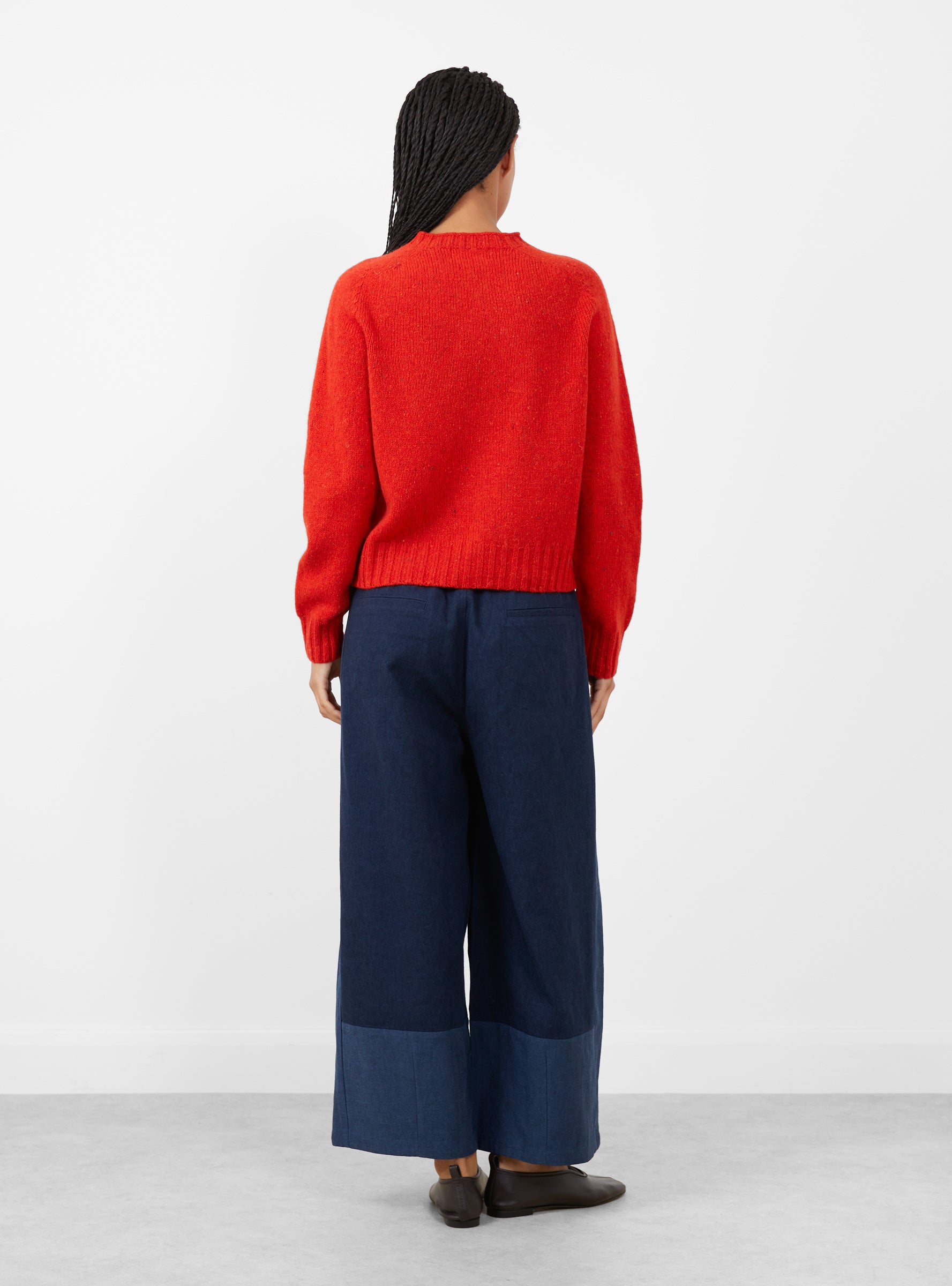 Nova_Jumper_Red_Fleck_Red_Fleck_SIDELINE_Model_back at Couverture & The Garbstore