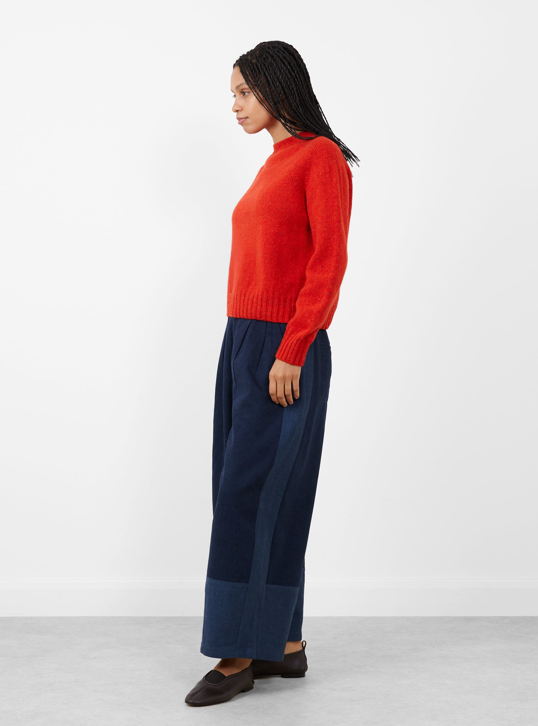 Nova_Jumper_Red_Fleck_Red_Fleck_SIDELINE_Model_side at Couverture & The Garbstore