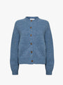 Nova Cardigan Denim Fleck Denim Fleck SIDELINE (ghost front) at Couverture & The Garbstore
