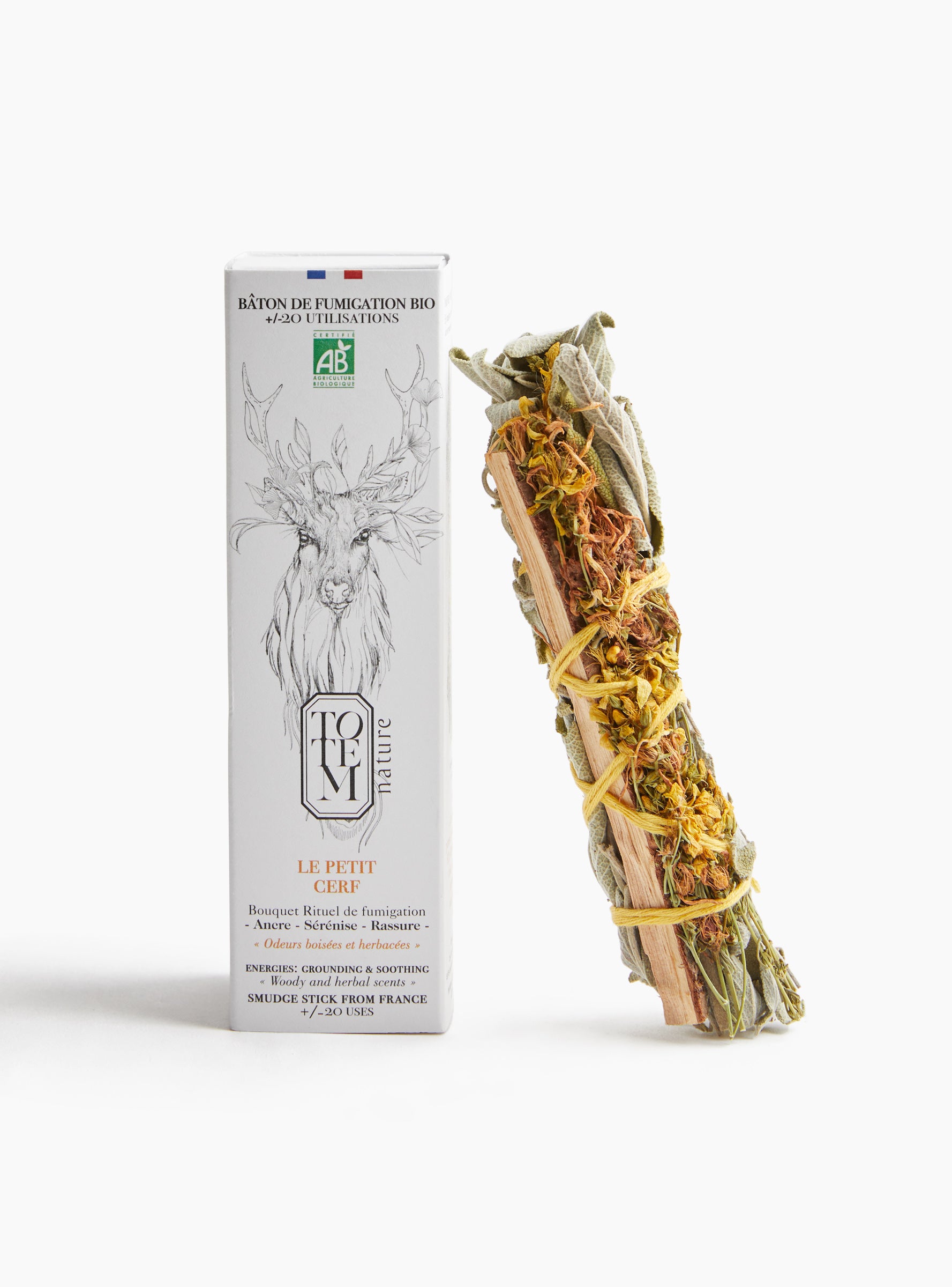 The Small Deer Bouquet Multi TOTEM (Box with Bouquet) at Couverture & The Garbstore