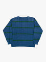 Homemade Knitted Rugby Shirt Faded Navy Blue RICE NINE TEN (Back) at Couverture & The Garbstore