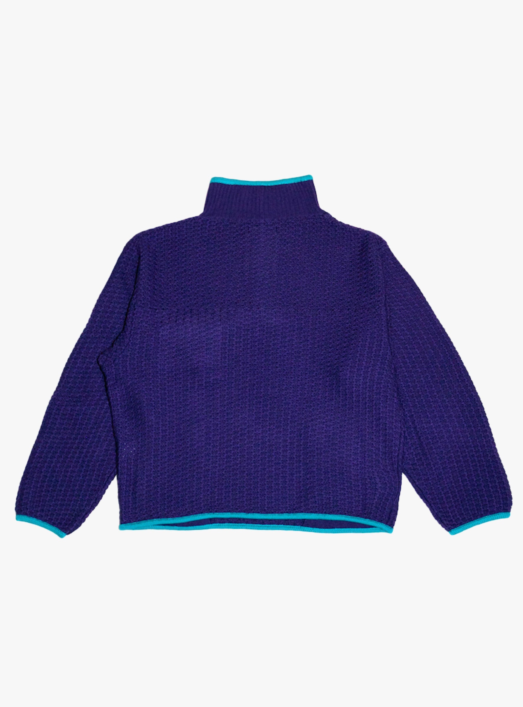 Mountain Knitted Pullover Purple RICE NINE TEN (Back) at Couverture & The Garbstore