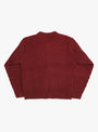 Wide_Rib_Knitted_Cardigan_Mahogany_Brown_RICE_NINE_TEN_Back at Couverture & The Garbstore