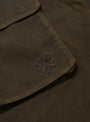 Peveril Jacket Chocolate GANDER (logo detail) at Couverture & The Garbstore