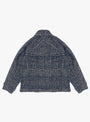 Peveril Jacket Blue Check GANDER (back) at Couverture & The Garbstore