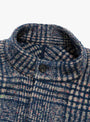 Peveril Jacket Blue Check GANDER (collar detail) at Couverture & The Garbstore