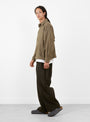 Deans Shirt Houndstooth GANDER (model side) at Couverture & The Garbstore