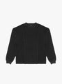 Raw Edge Crewneck Black GANDER (front) at Couverture & The Garbstore