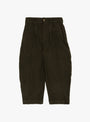 Cottonopolis Pant Olive GANDER (front) at Couverture & The Garbstore