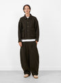 Cottonopolis Pant Olive GANDER (model front) at Couverture & The Garbstore