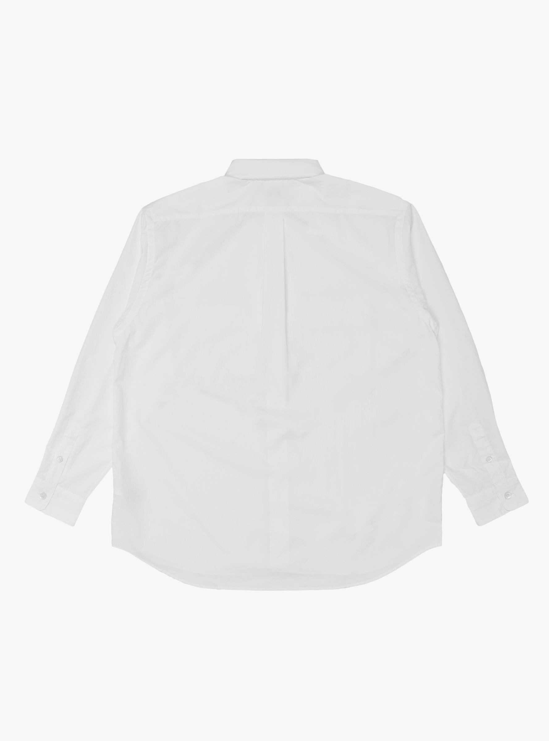 Typewriter Shirt Off White NANAMICA (back) at Couverture & The Garbstore