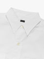 Typewriter Shirt Off White NANAMICA (collar close up) at Couverture & The Garbstore