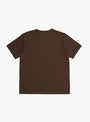 COOLMAX Stripe Jersey T-shirt Dark Brown NANAMICA (back) at Couverture & The Garbstore