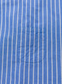 Made in Japan Grande Tab Shirt Blue Stripe TDR (Pocket Detail) at Couverture & The Garbstore