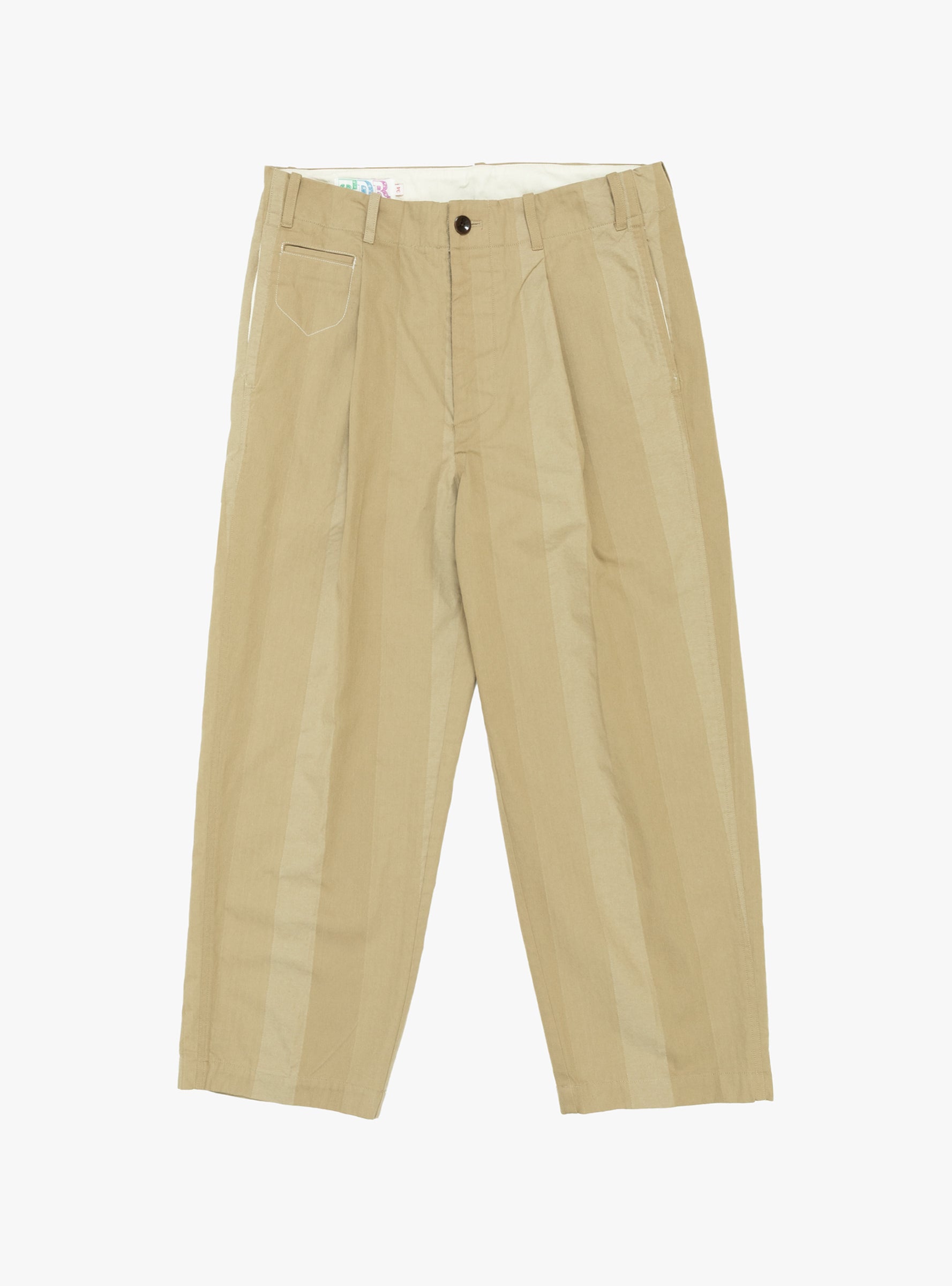 Made in Japan Game Day 40’s Crown Chino Tan TDR (Front View) at Couverture & The Garbstore
