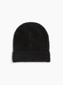 Cashmere Knit Cap Black Black MATURE HA (Front) at Couverture & The Garbstore