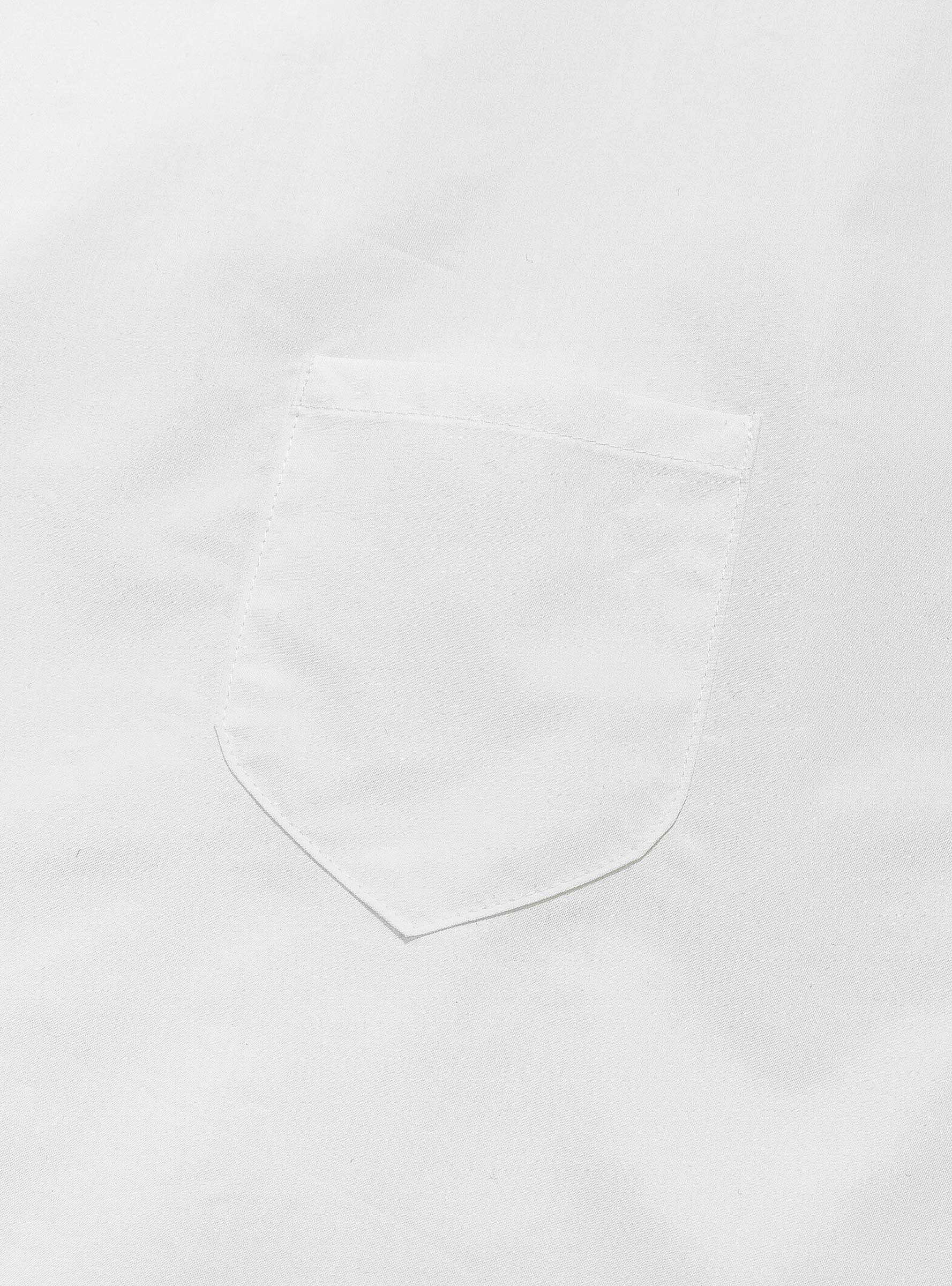 Made in Japan Grande Crown Shirt White TDR (Pocket Detail) at Couverture & The Garbstore