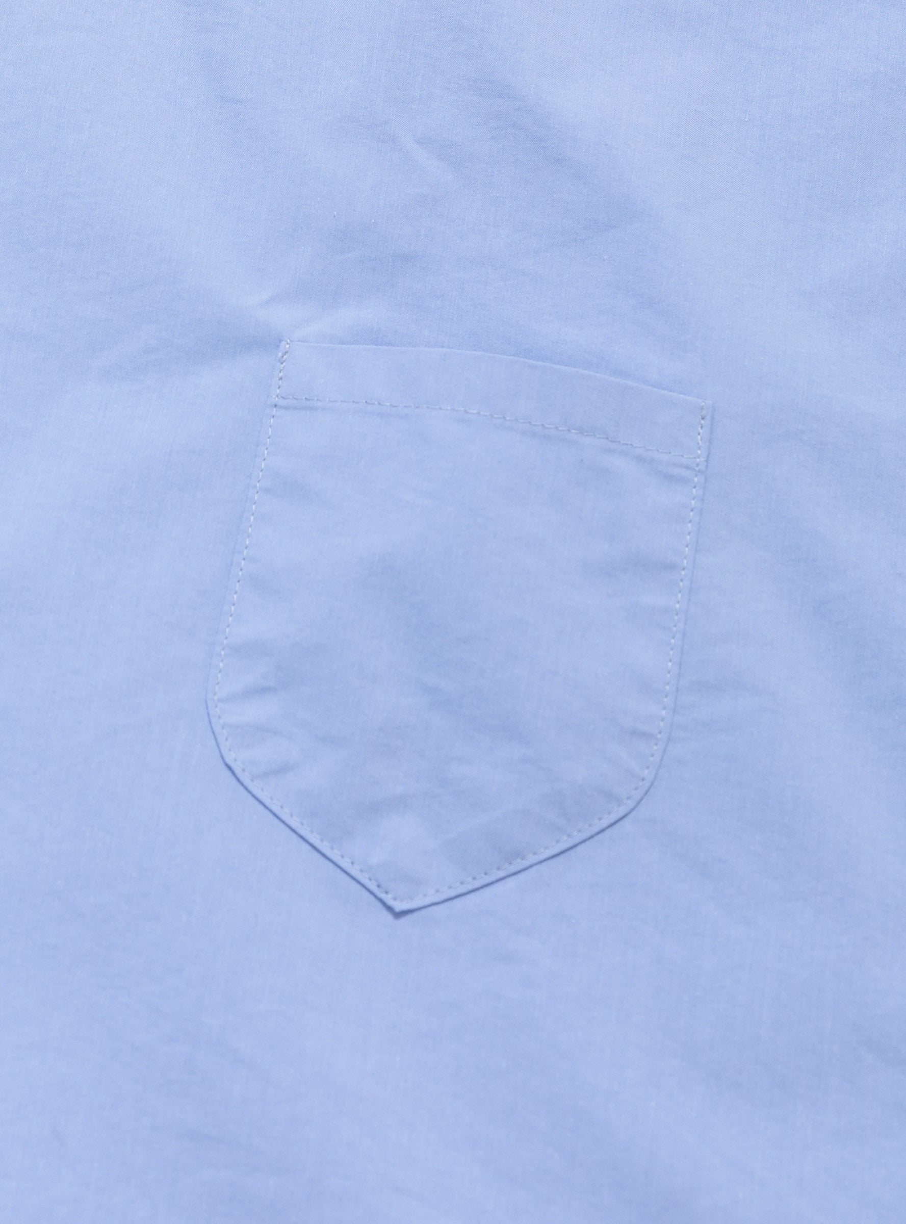 Made in Japan Grande Crown Shirt Blue TDR (Pocket Detail) at Couverture & The Garbstore