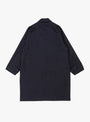 Wool-Cavalry-Walker-Coat-Navy-KAPTAIN-SUNSHINE-(back) at Couverture & The Garbstore