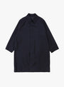 Wool-Cavalry-Walker-Coat-Navy-KAPTAIN-SUNSHINE-(front) at Couverture & The Garbstore