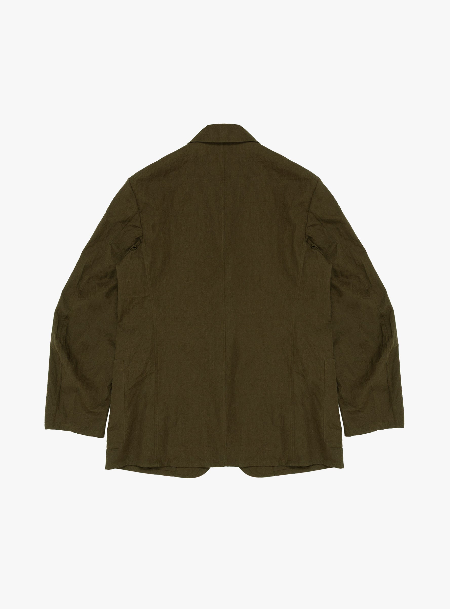Wool Vintage Take Easy Jacket Olive KAPTAIN SUNSHINE (back) at Couverture & The Garbstore
