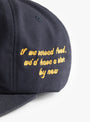 One Star Cap Navy BROTHER BROTHER (embroidery detail 2) at Couverture & The Garbstore