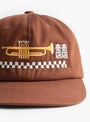 Dizzy Cap Brown BROTHER BROTHER (embroidery detail) at Couverture & The Garbstore
