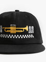 Dizzy Cap Black BROTHER BROTHER (embroidery detail) at Couverture & The Garbstore