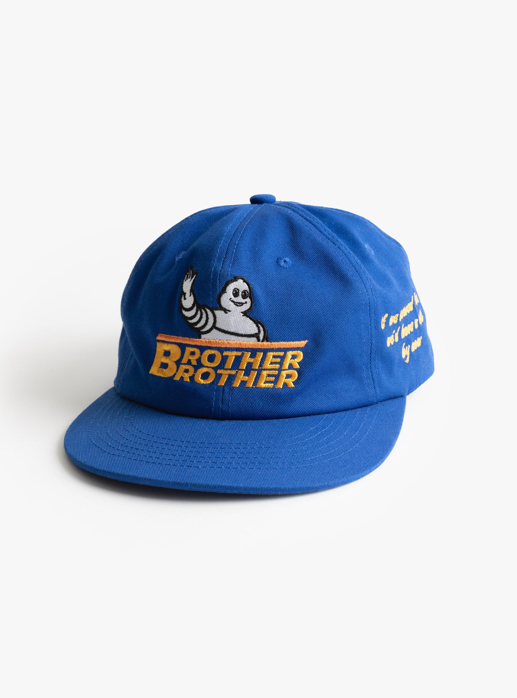 One Star Cap Royal Blue BROTHER BROTHER (front) at Couverture & The Garbstore