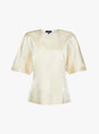 Lya-Top-Cream-Cream-Soeur-(Front View) at Couverture & The Garbstore