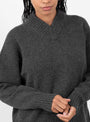 Julie-Jumper-Grey-Anthracite-Grey-Anthracite-Soeur-Model_Close-Up at Couverture & The Garbstore