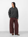 Julie-Jumper-Grey-Anthracite-Grey-Anthracite-Soeur-Model_Front_View at Couverture & The Garbstore